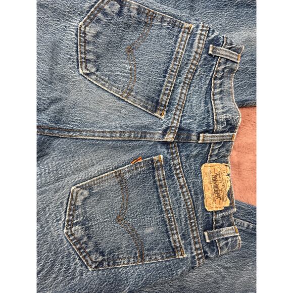 1970s Levi’s Student Jeans 28x32 Orange Tab USA Made 100% Cotton Denim - Picture 1 of 9